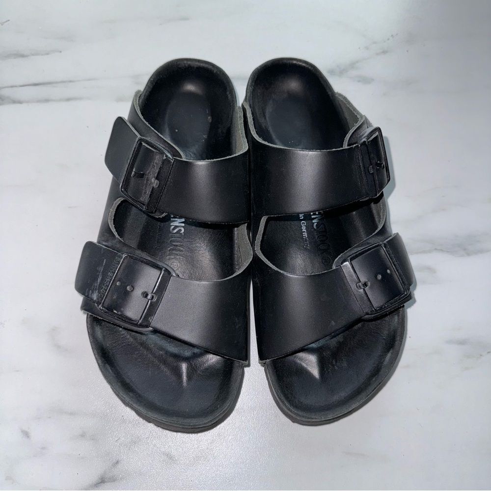 Excellent condition, Birkenstock, Arizona black leather exquisite 36 narrow